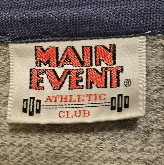 Vtg 80s Main Event Track Jacket size 2XL - Picture 8 of 16